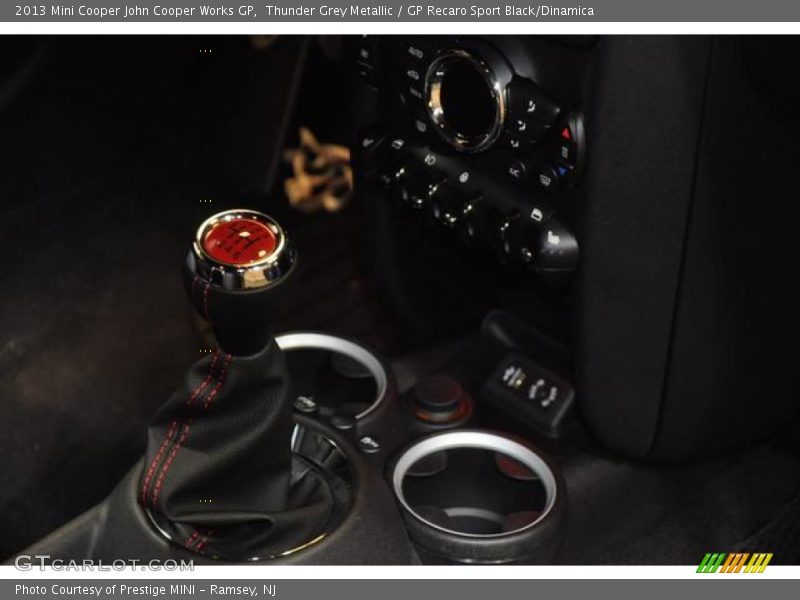 Thunder Grey Metallic / GP Recaro Sport Black/Dinamica 2013 Mini Cooper John Cooper Works GP