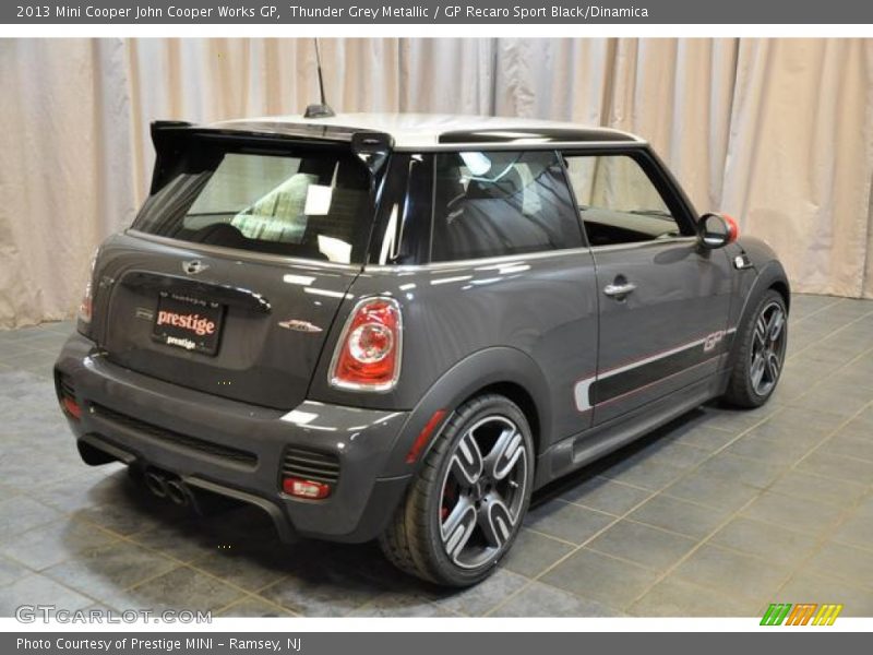 Thunder Grey Metallic / GP Recaro Sport Black/Dinamica 2013 Mini Cooper John Cooper Works GP