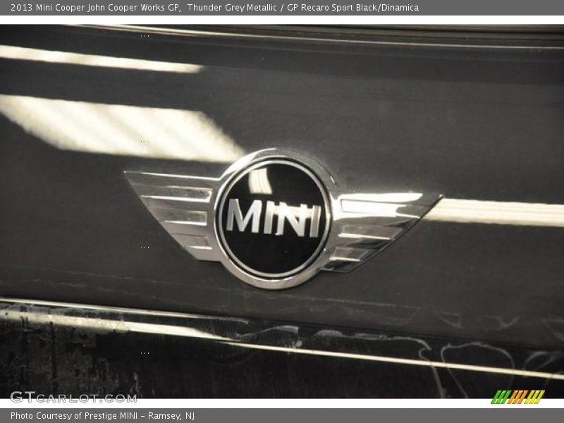 Thunder Grey Metallic / GP Recaro Sport Black/Dinamica 2013 Mini Cooper John Cooper Works GP