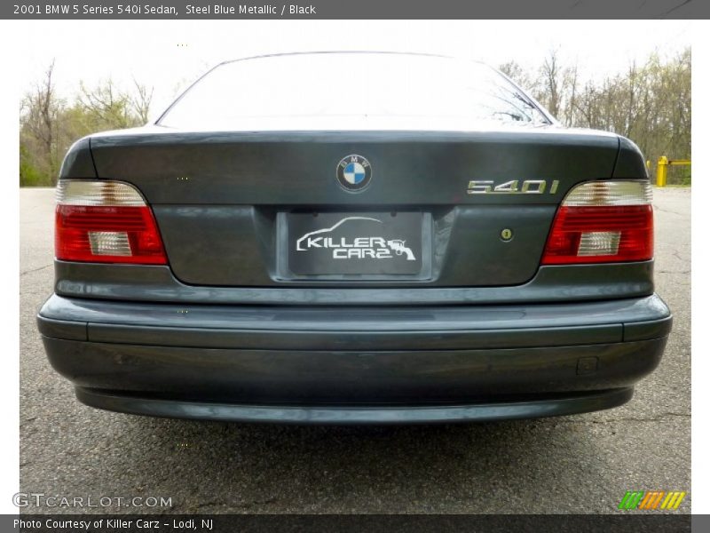 Steel Blue Metallic / Black 2001 BMW 5 Series 540i Sedan