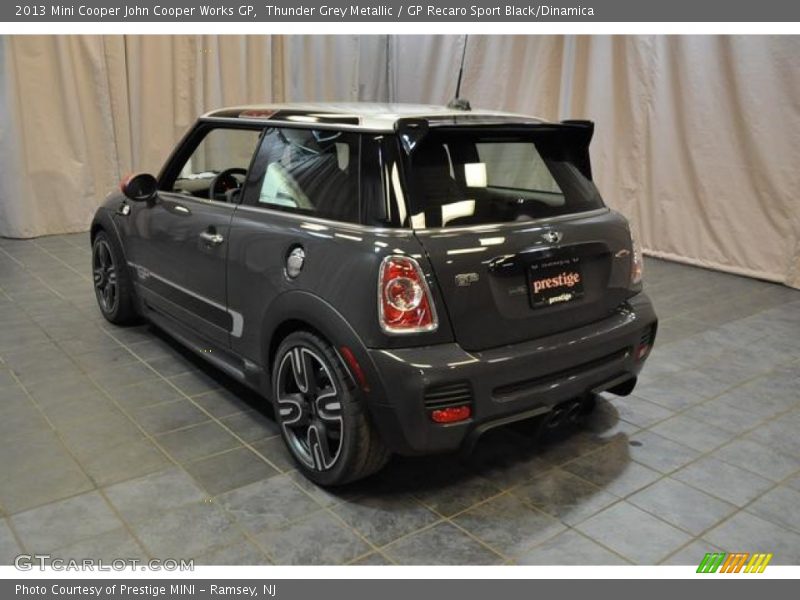 Thunder Grey Metallic / GP Recaro Sport Black/Dinamica 2013 Mini Cooper John Cooper Works GP