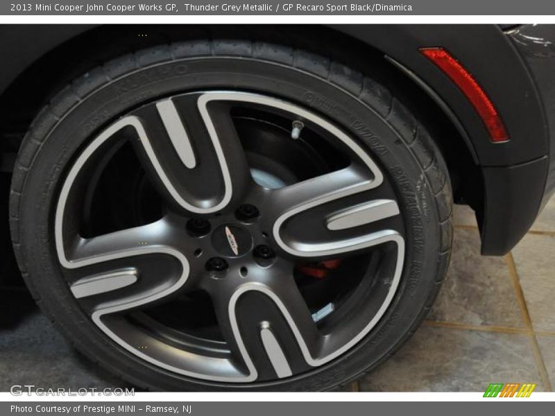 Thunder Grey Metallic / GP Recaro Sport Black/Dinamica 2013 Mini Cooper John Cooper Works GP