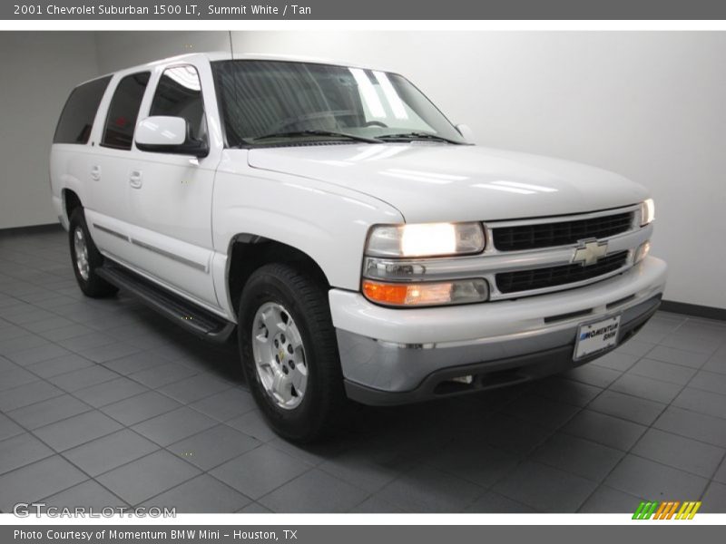 Summit White / Tan 2001 Chevrolet Suburban 1500 LT