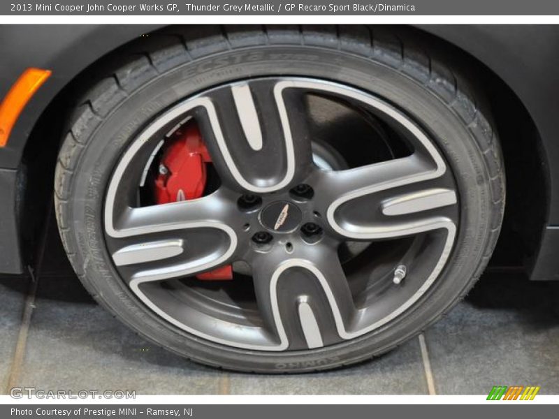 Thunder Grey Metallic / GP Recaro Sport Black/Dinamica 2013 Mini Cooper John Cooper Works GP