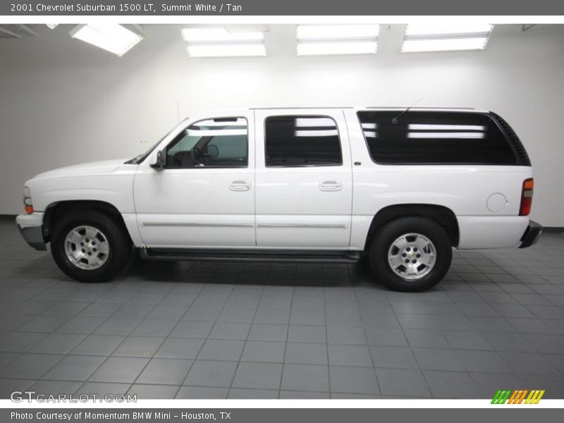 Summit White / Tan 2001 Chevrolet Suburban 1500 LT