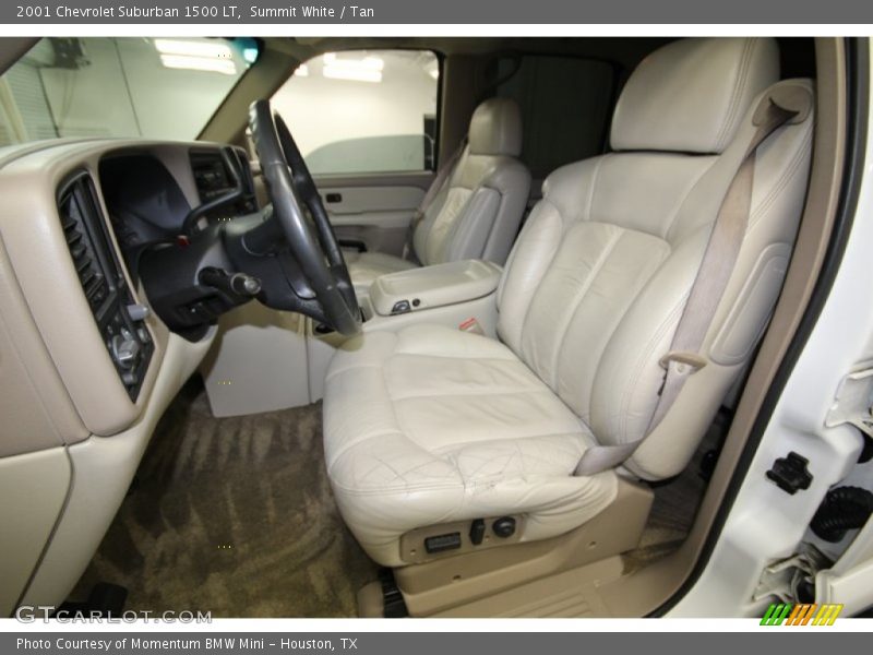 Summit White / Tan 2001 Chevrolet Suburban 1500 LT