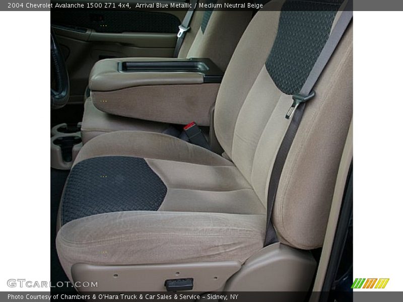 Arrival Blue Metallic / Medium Neutral Beige 2004 Chevrolet Avalanche 1500 Z71 4x4