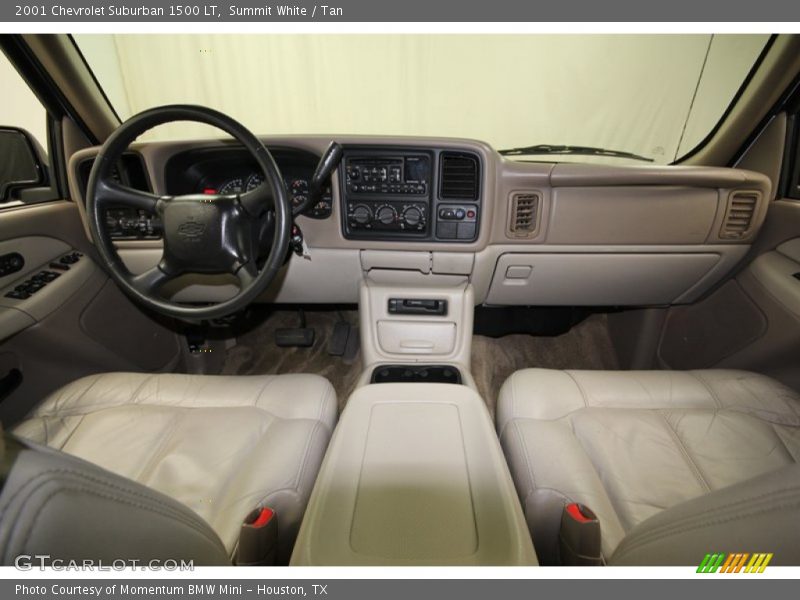 Summit White / Tan 2001 Chevrolet Suburban 1500 LT