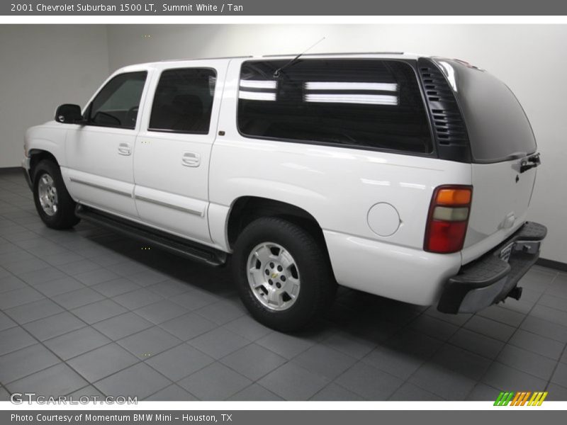 Summit White / Tan 2001 Chevrolet Suburban 1500 LT