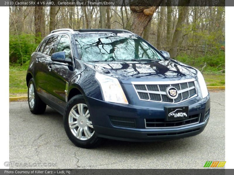 Caribbean Blue / Titanium/Ebony 2010 Cadillac SRX 4 V6 AWD