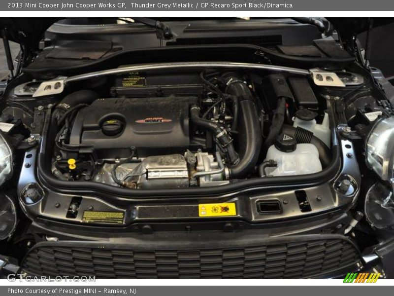 Thunder Grey Metallic / GP Recaro Sport Black/Dinamica 2013 Mini Cooper John Cooper Works GP