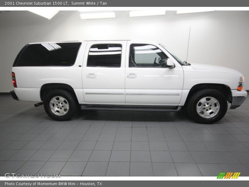 Summit White / Tan 2001 Chevrolet Suburban 1500 LT