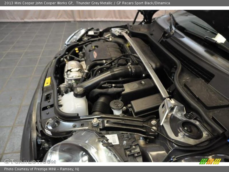 Thunder Grey Metallic / GP Recaro Sport Black/Dinamica 2013 Mini Cooper John Cooper Works GP