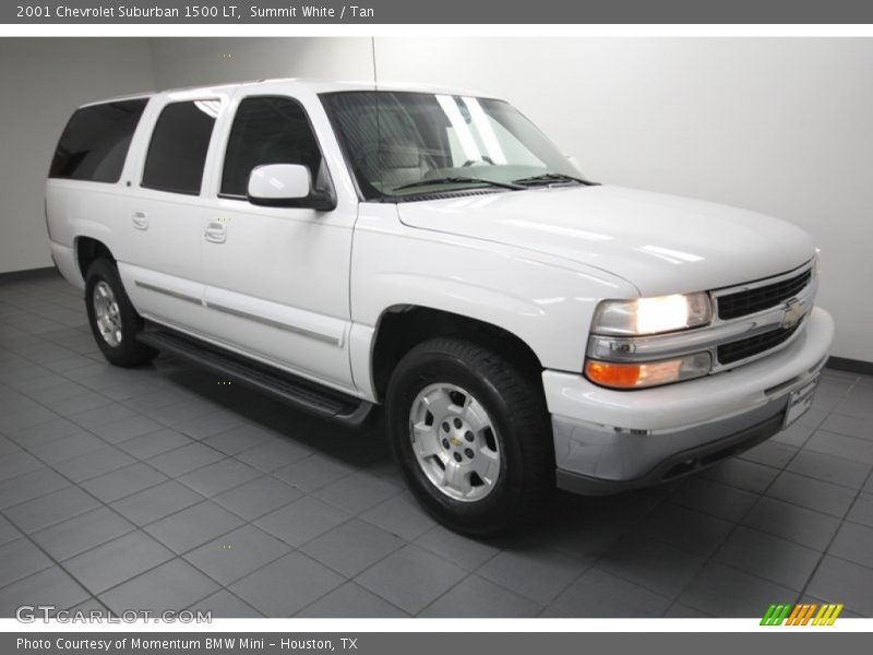 Summit White / Tan 2001 Chevrolet Suburban 1500 LT