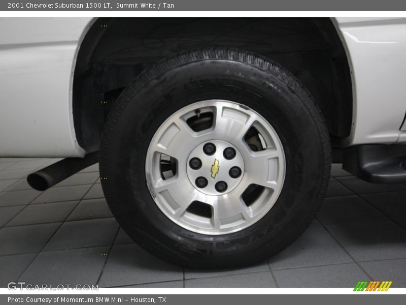 Summit White / Tan 2001 Chevrolet Suburban 1500 LT