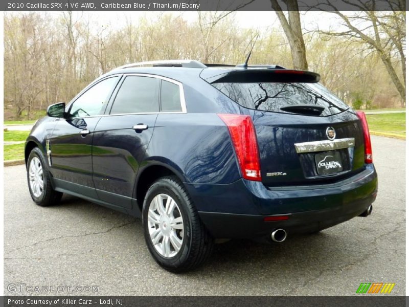 Caribbean Blue / Titanium/Ebony 2010 Cadillac SRX 4 V6 AWD
