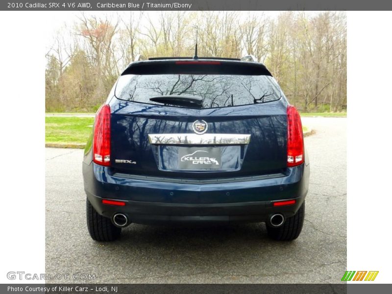 Caribbean Blue / Titanium/Ebony 2010 Cadillac SRX 4 V6 AWD
