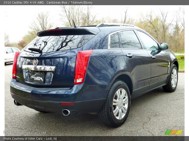 Caribbean Blue / Titanium/Ebony 2010 Cadillac SRX 4 V6 AWD