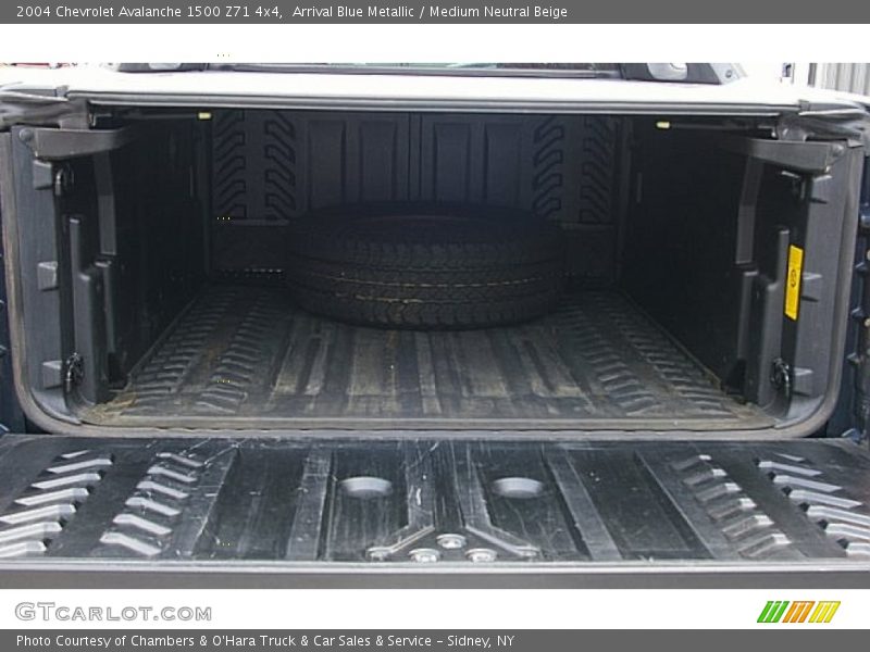 Arrival Blue Metallic / Medium Neutral Beige 2004 Chevrolet Avalanche 1500 Z71 4x4