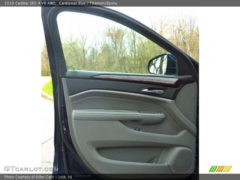 Caribbean Blue / Titanium/Ebony 2010 Cadillac SRX 4 V6 AWD