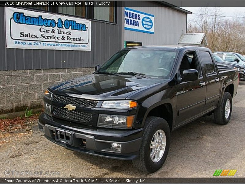 Black / Ebony 2010 Chevrolet Colorado LT Crew Cab 4x4