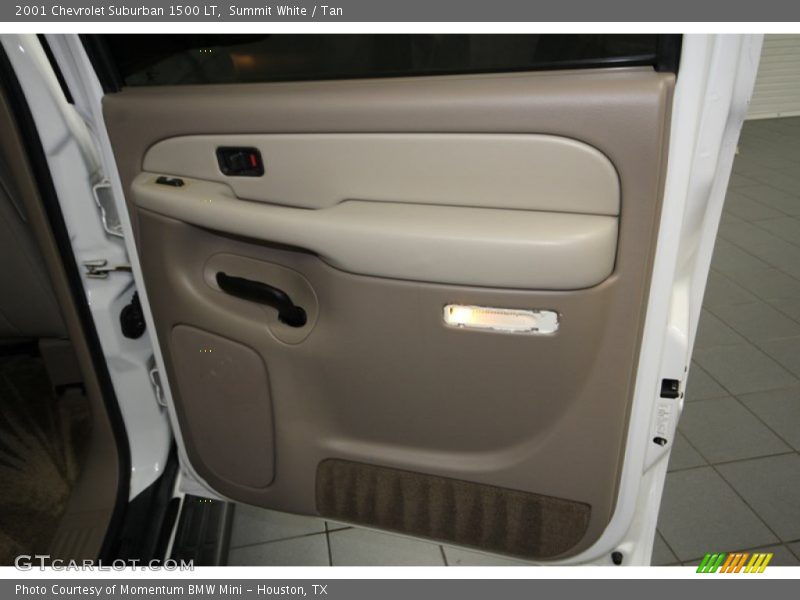 Summit White / Tan 2001 Chevrolet Suburban 1500 LT