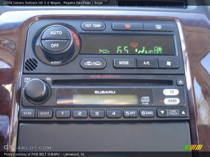Regatta Red Pearl / Beige 2004 Subaru Outback H6 3.0 Wagon