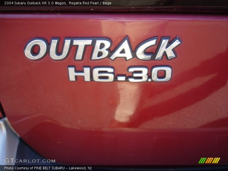 Regatta Red Pearl / Beige 2004 Subaru Outback H6 3.0 Wagon