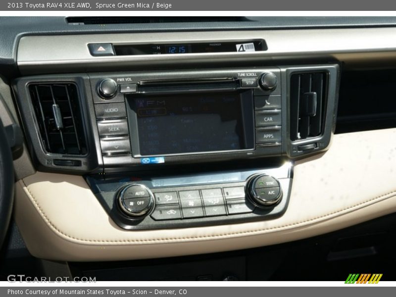 Spruce Green Mica / Beige 2013 Toyota RAV4 XLE AWD