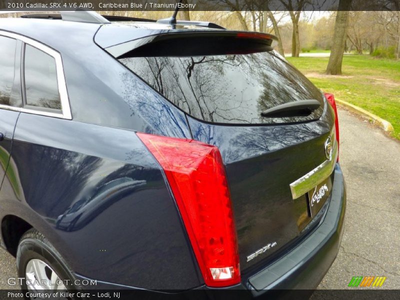 Caribbean Blue / Titanium/Ebony 2010 Cadillac SRX 4 V6 AWD