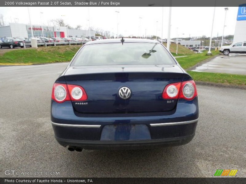 Shadow Blue / Pure Beige 2006 Volkswagen Passat 2.0T Sedan