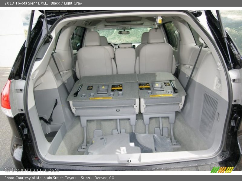 Black / Light Gray 2013 Toyota Sienna XLE