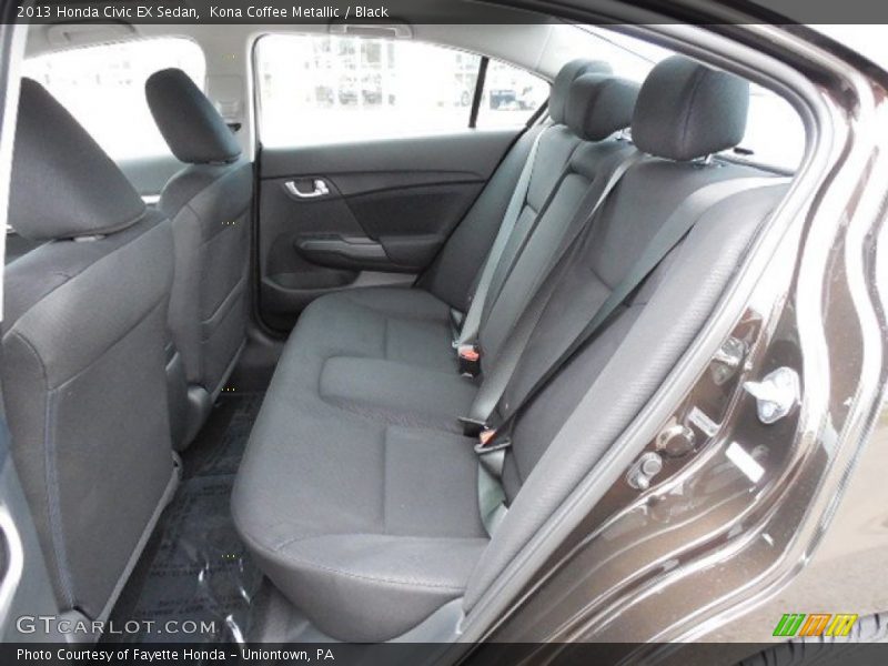 Kona Coffee Metallic / Black 2013 Honda Civic EX Sedan
