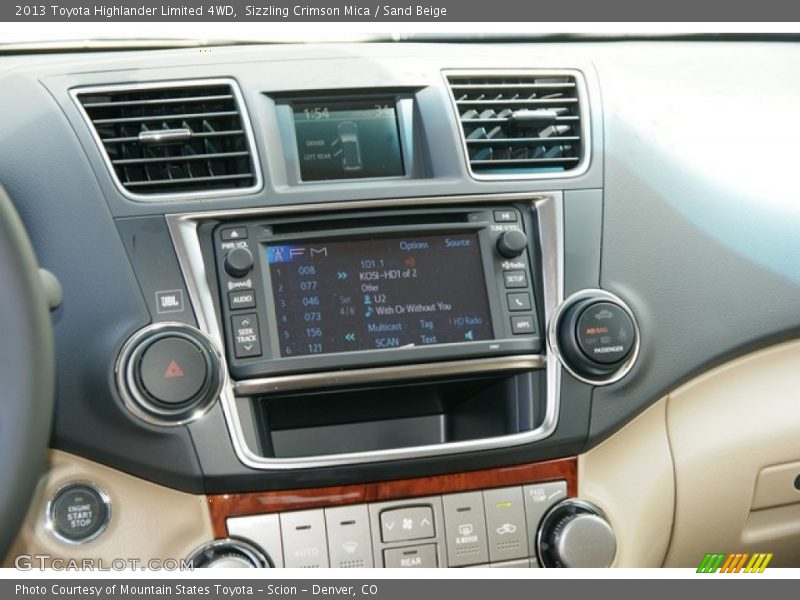 Sizzling Crimson Mica / Sand Beige 2013 Toyota Highlander Limited 4WD