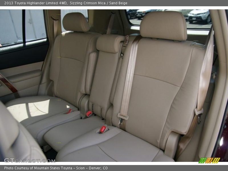 Sizzling Crimson Mica / Sand Beige 2013 Toyota Highlander Limited 4WD