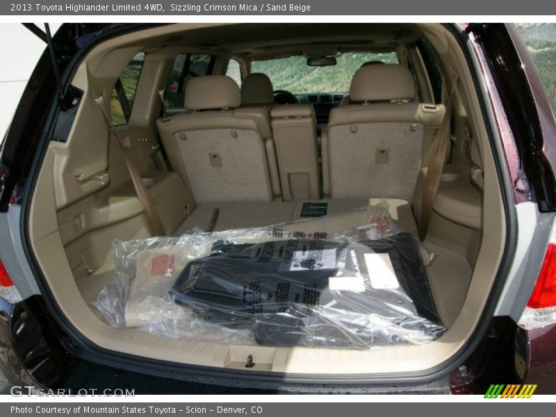 Sizzling Crimson Mica / Sand Beige 2013 Toyota Highlander Limited 4WD