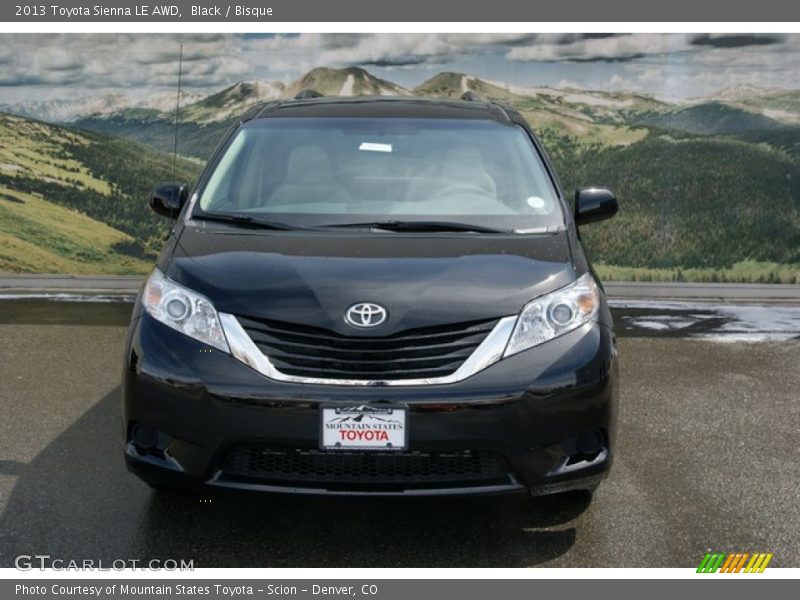 Black / Bisque 2013 Toyota Sienna LE AWD