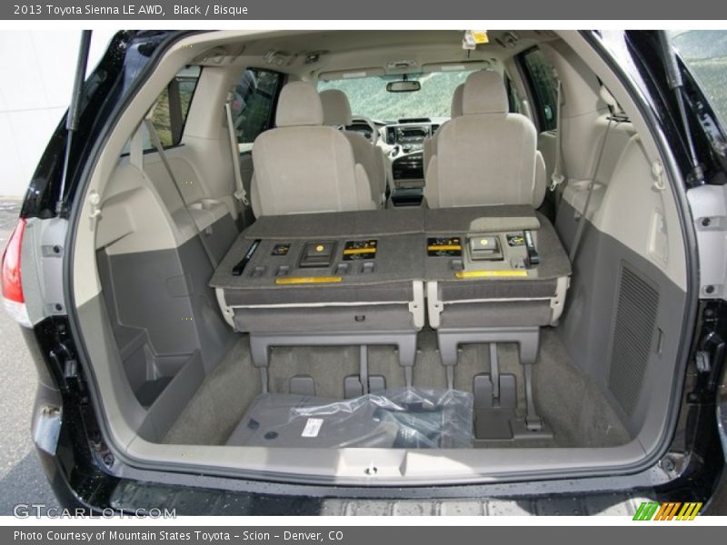 Black / Bisque 2013 Toyota Sienna LE AWD