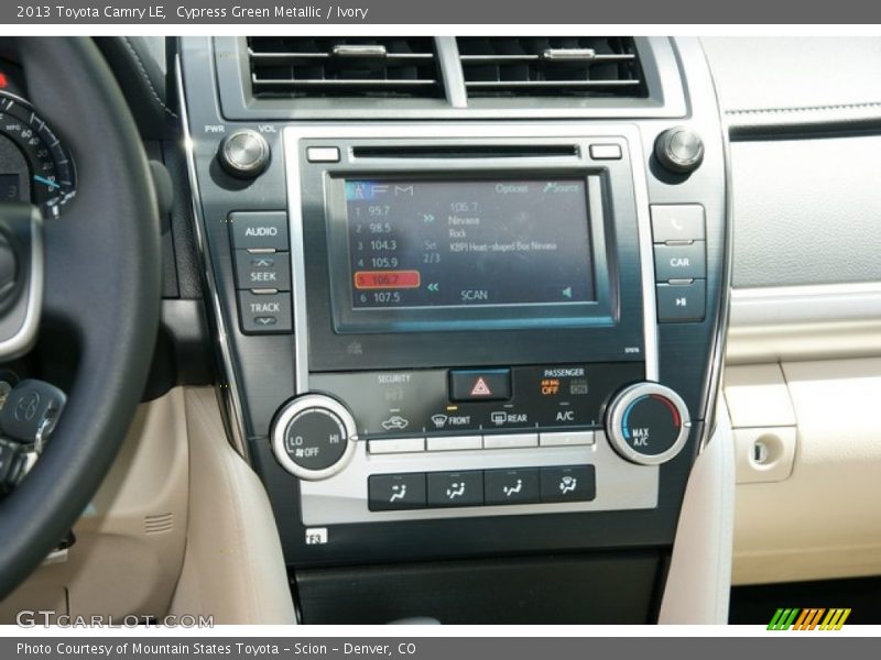 Cypress Green Metallic / Ivory 2013 Toyota Camry LE