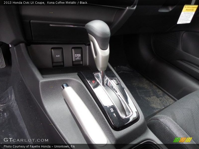 Kona Coffee Metallic / Black 2013 Honda Civic LX Coupe