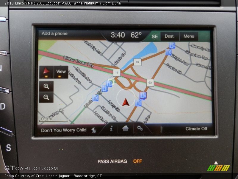 Navigation of 2013 MKZ 2.0L EcoBoost AWD