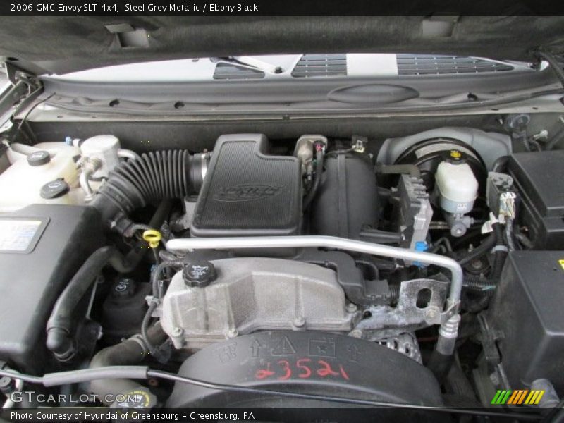 Steel Grey Metallic / Ebony Black 2006 GMC Envoy SLT 4x4