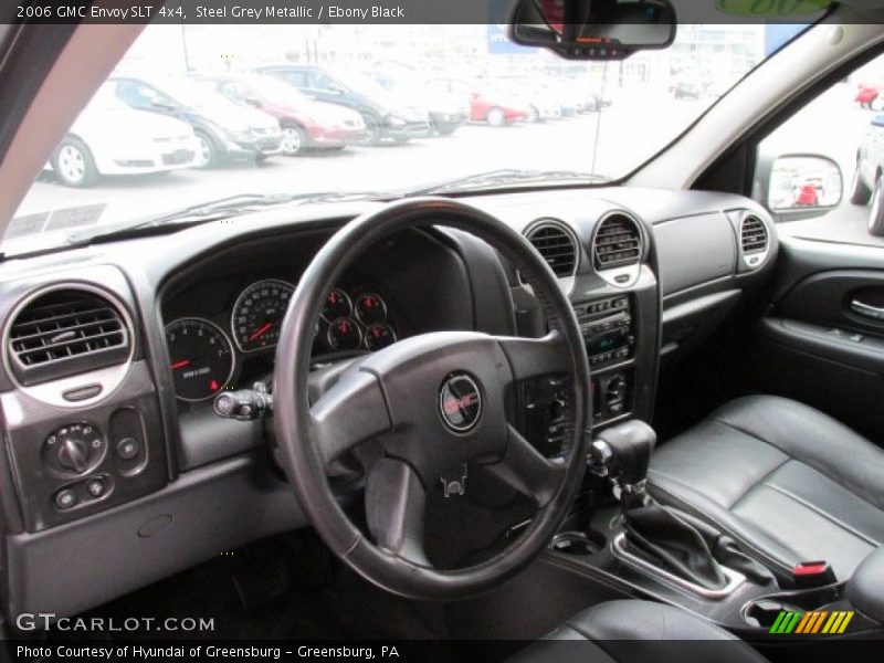 Steel Grey Metallic / Ebony Black 2006 GMC Envoy SLT 4x4