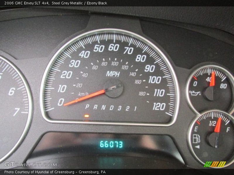 Steel Grey Metallic / Ebony Black 2006 GMC Envoy SLT 4x4