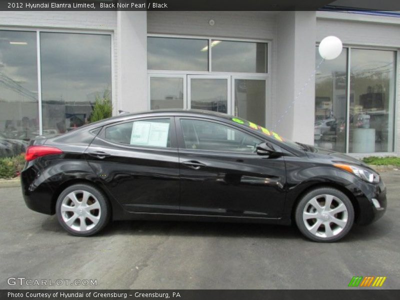 Black Noir Pearl / Black 2012 Hyundai Elantra Limited