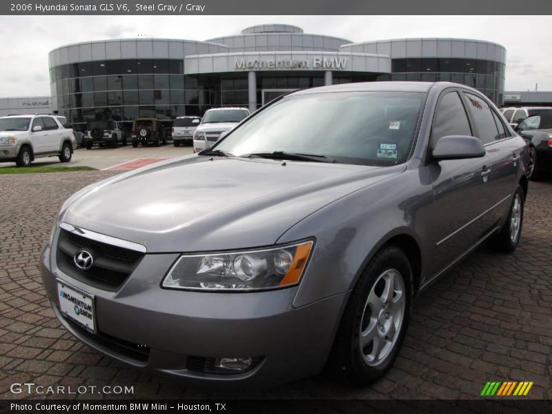 Steel Gray / Gray 2006 Hyundai Sonata GLS V6