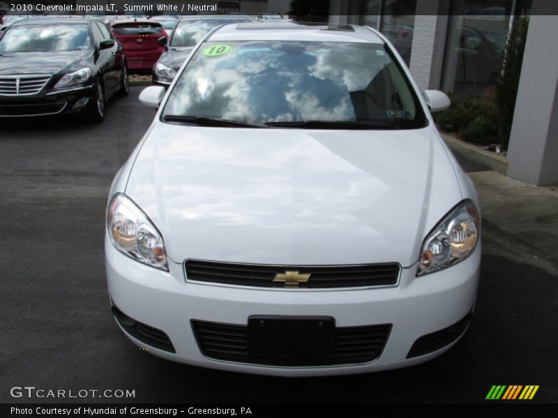 Summit White / Neutral 2010 Chevrolet Impala LT