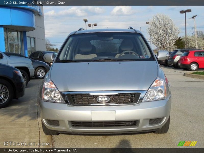 Bright Silver / Gray 2012 Kia Sedona LX