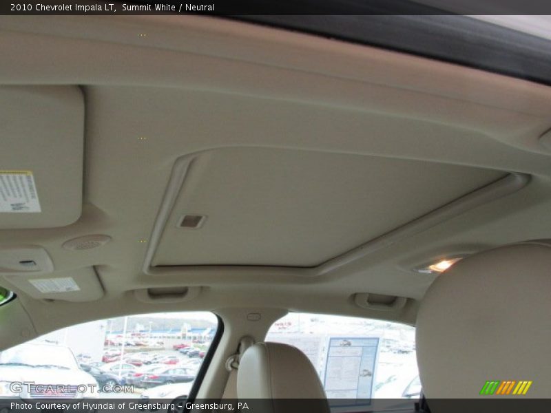 Summit White / Neutral 2010 Chevrolet Impala LT