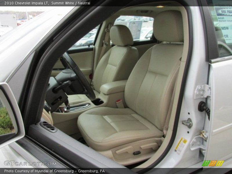 Summit White / Neutral 2010 Chevrolet Impala LT